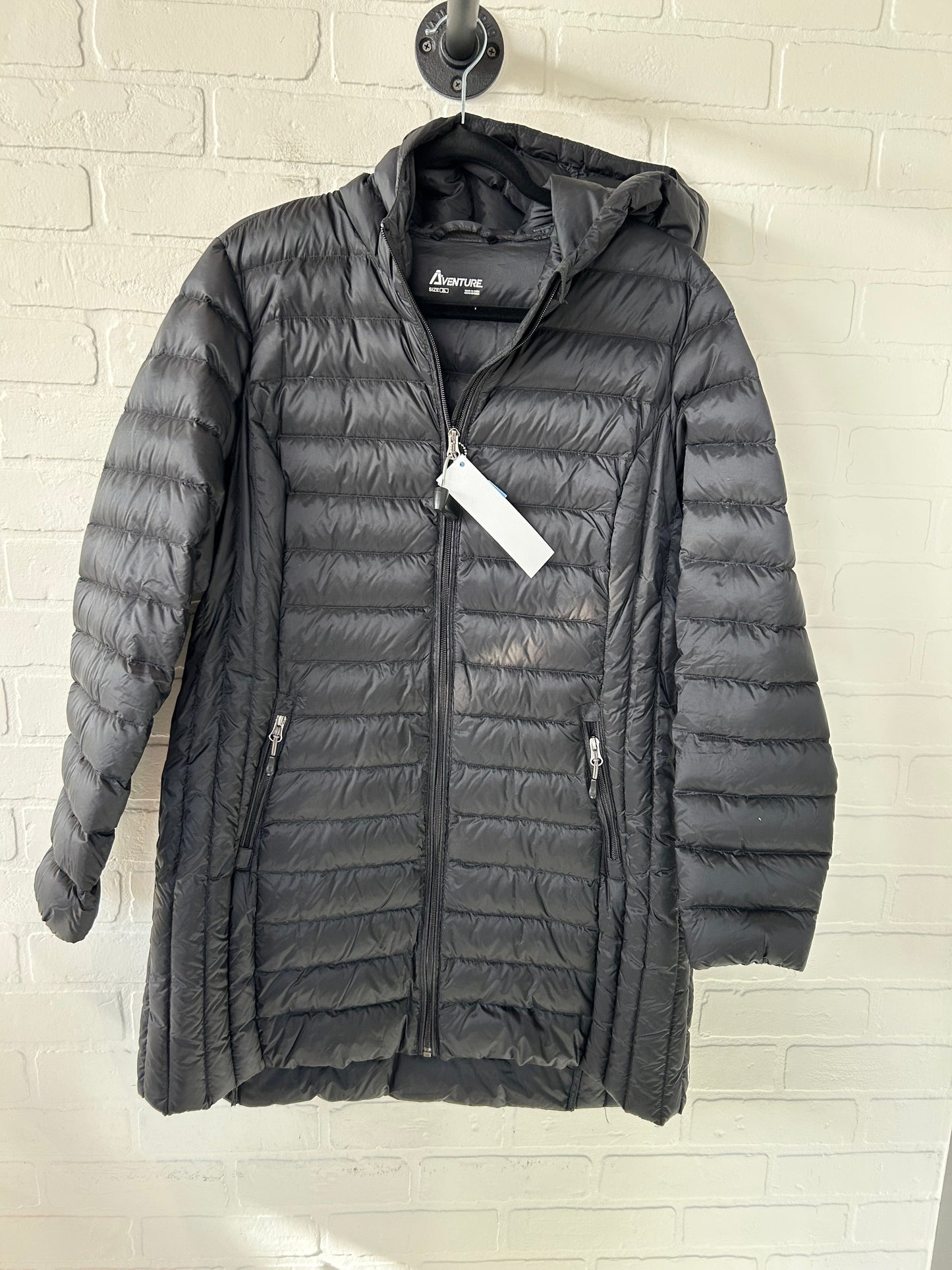 Coat Puffer & Quilted By Aventura In Black, Size: Xl