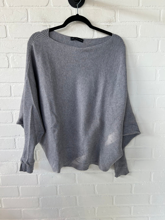 Sweater By Joan Vass In Grey, Size: Xl