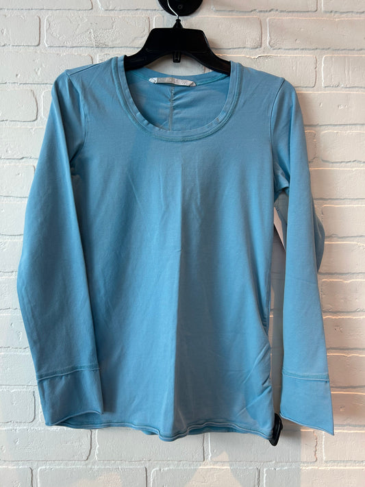 Athletic Top Long Sleeve Crewneck By Athleta In Blue, Size: M