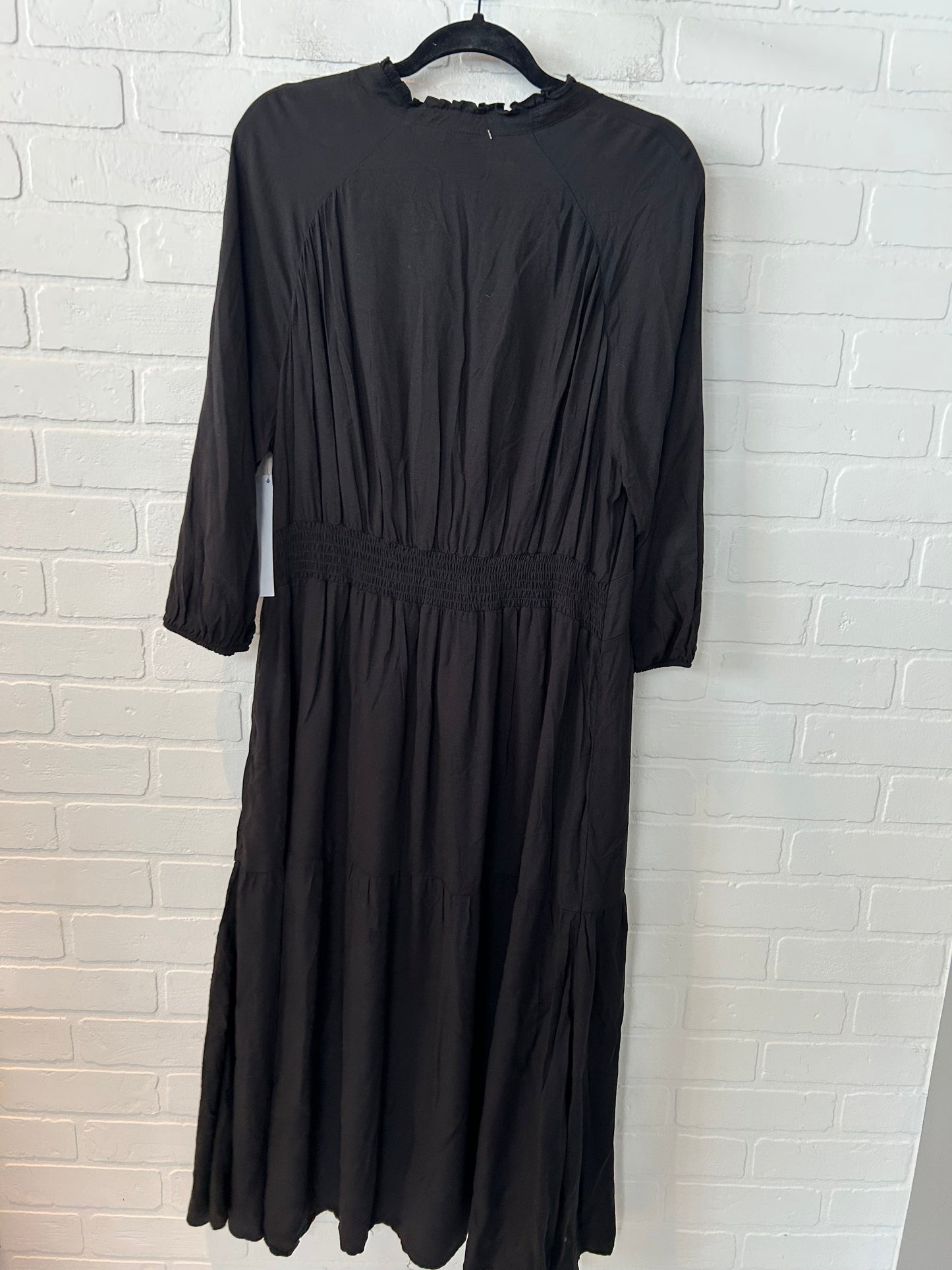 Dress Casual Midi By 89th And Madison In Black, Size: Xl