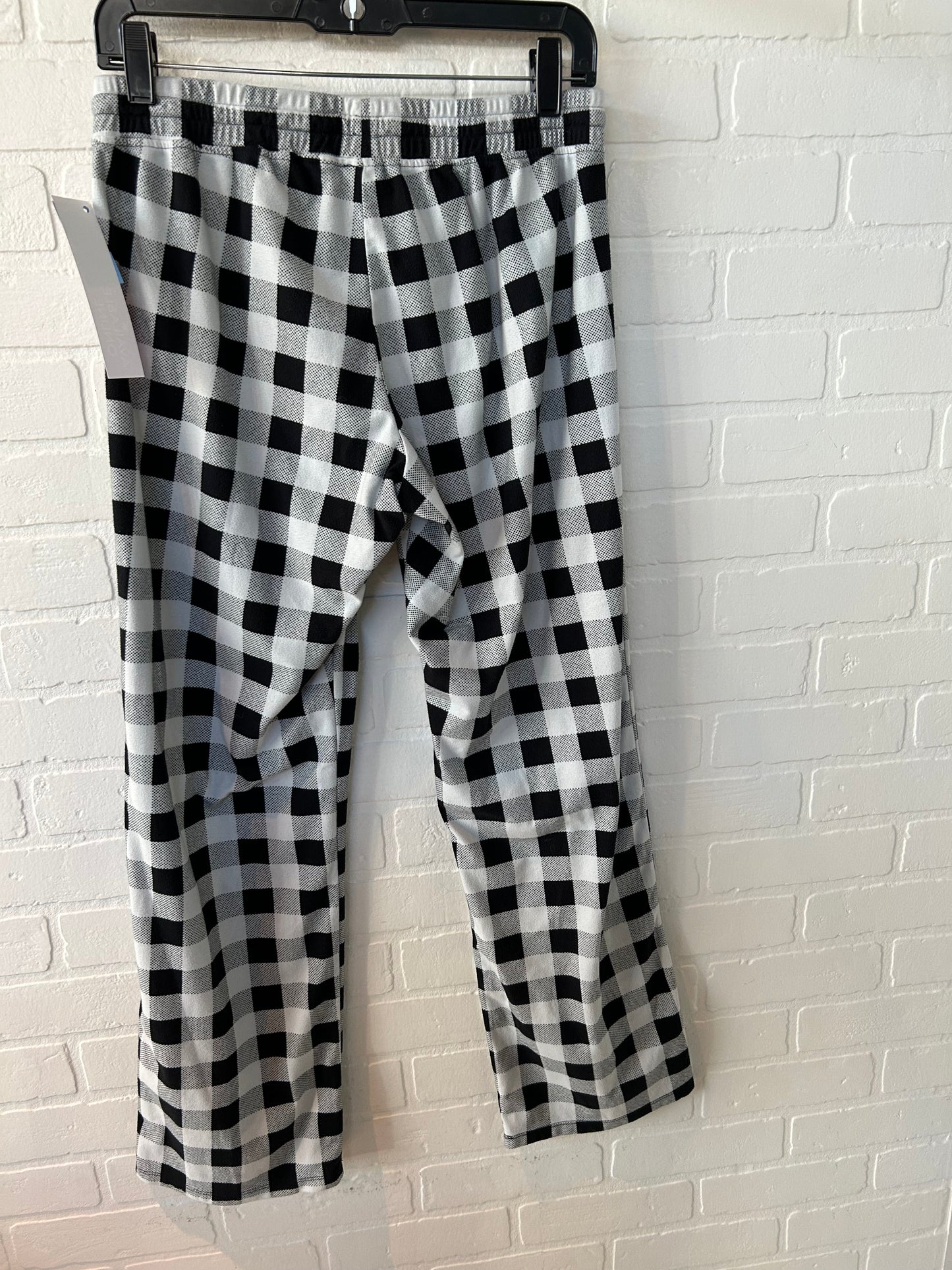 Pajama Pants By Calvin Klein In Black & White, Size: 4