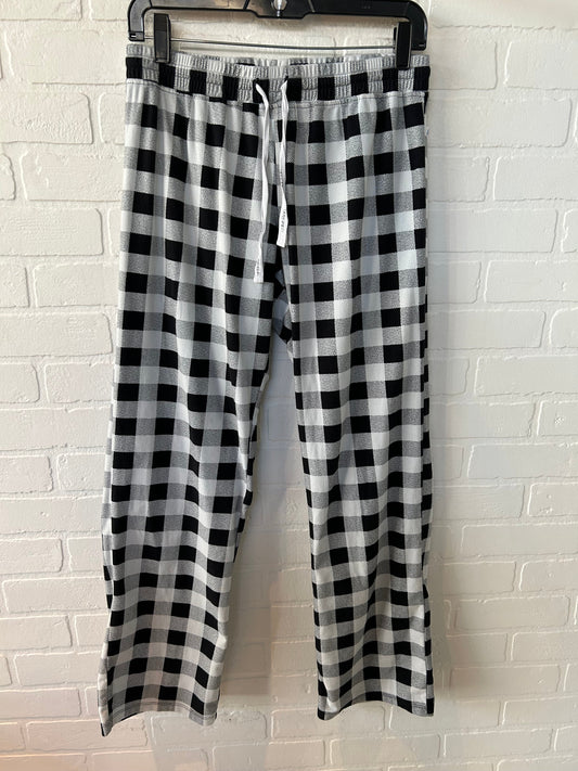 Pajama Pants By Calvin Klein In Black & White, Size: 4