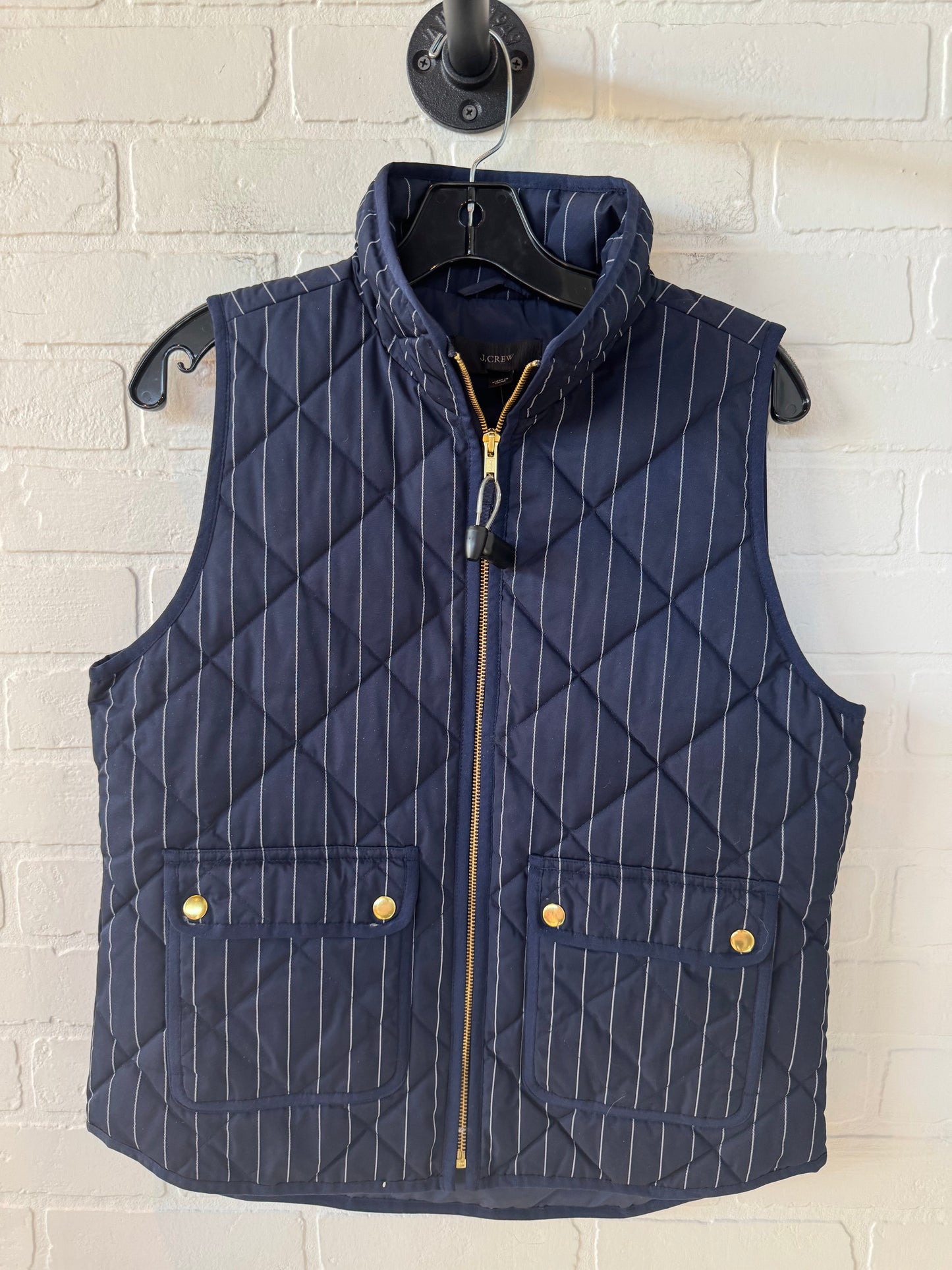 Vest Puffer & Quilted By J. Crew In Navy, Size: S