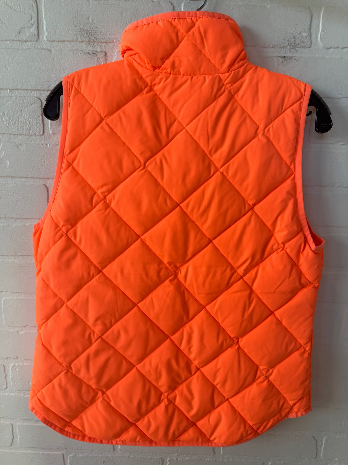 Vest Puffer & Quilted By J. Crew In Orange, Size: S