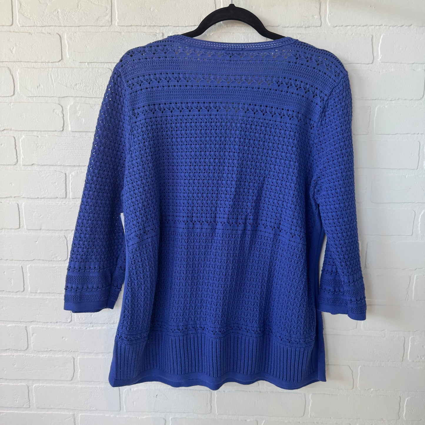 Sweater By Talbots In Blue, Size: Xlp