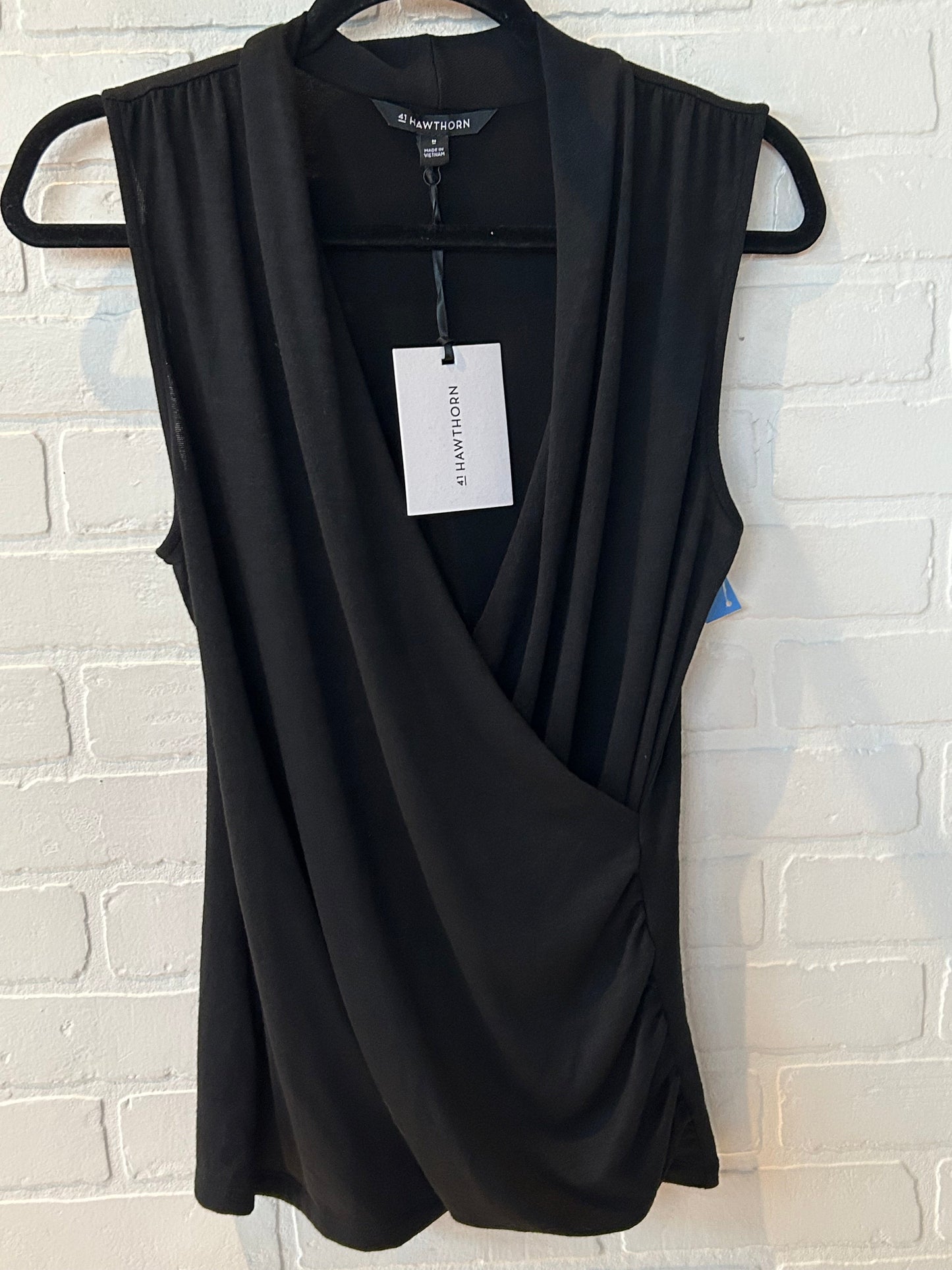 Top Sleeveless By 41 Hawthorn In Black, Size: M