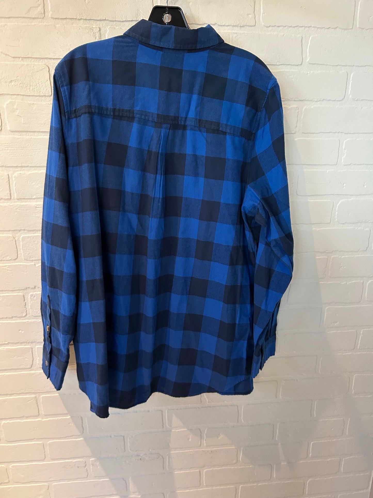 Top Long Sleeve By So In Black & Blue, Size: Xxl