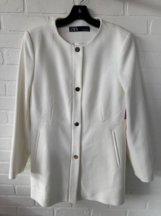 Blazer By Zara In White, Size: Xl