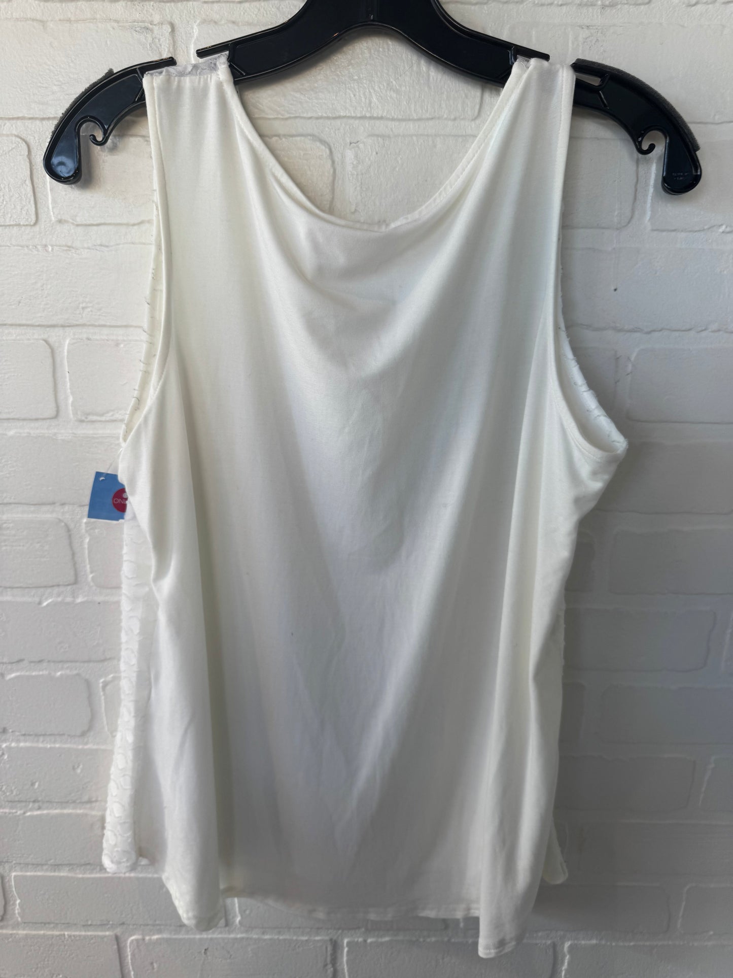 Top Sleeveless By Market & Spruce In White, Size: L