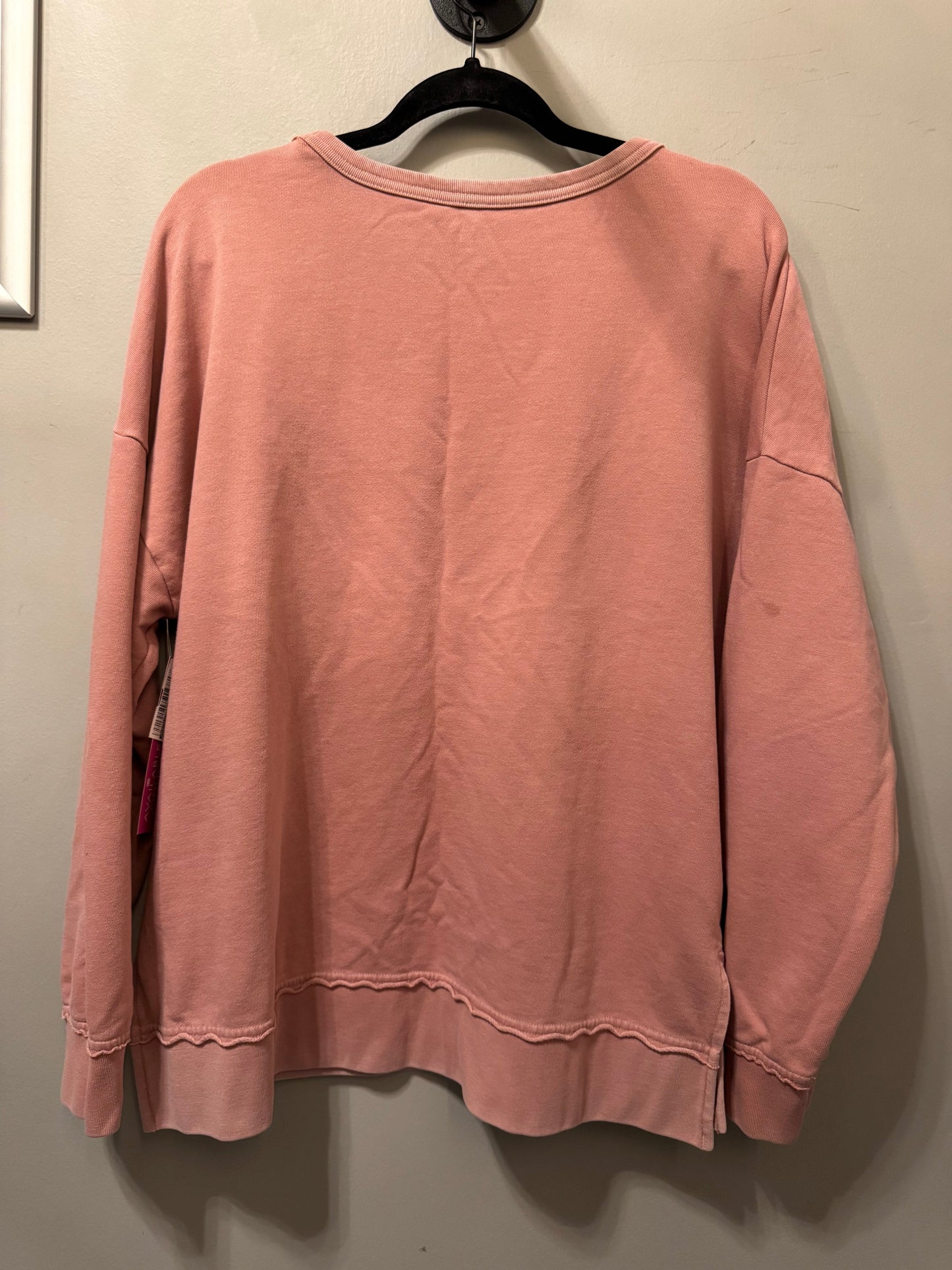 Sweatshirt Crewneck By Buffalo David Bitton In Pink, Size: L