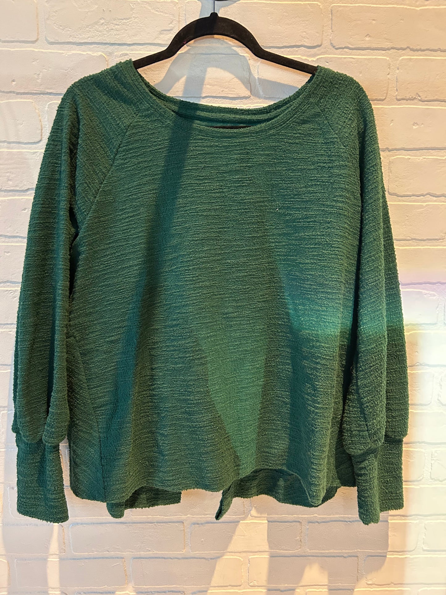 Top Long Sleeve By Anthropologie In Green, Size: M