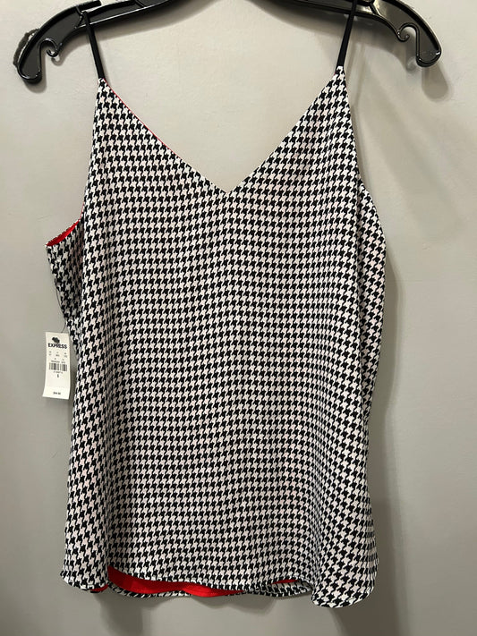 Top Cami By Express In Black & White, Size: S