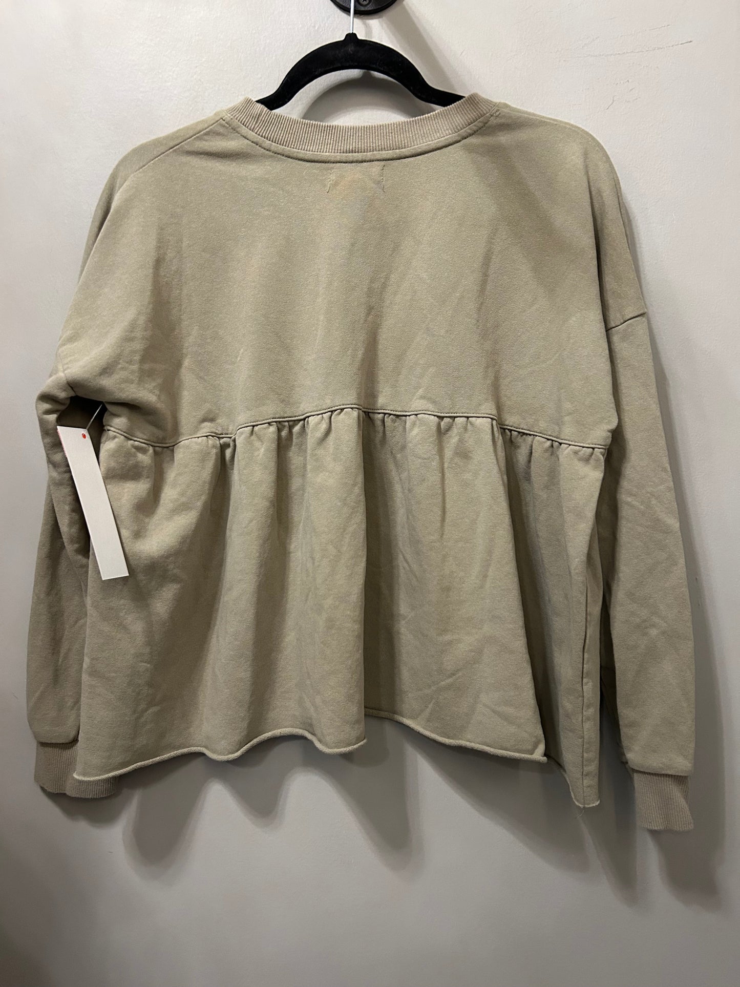 Top Long Sleeve By Roolee In Green, Size: M