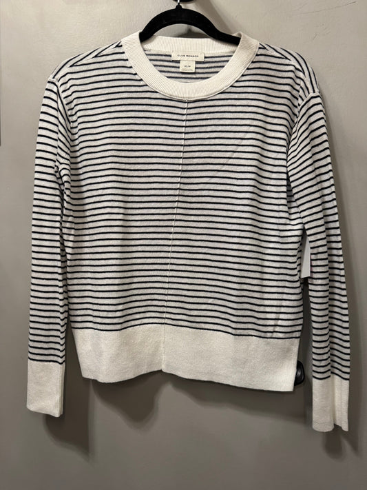 Sweater By Club Monaco In Black & White, Size: Xs