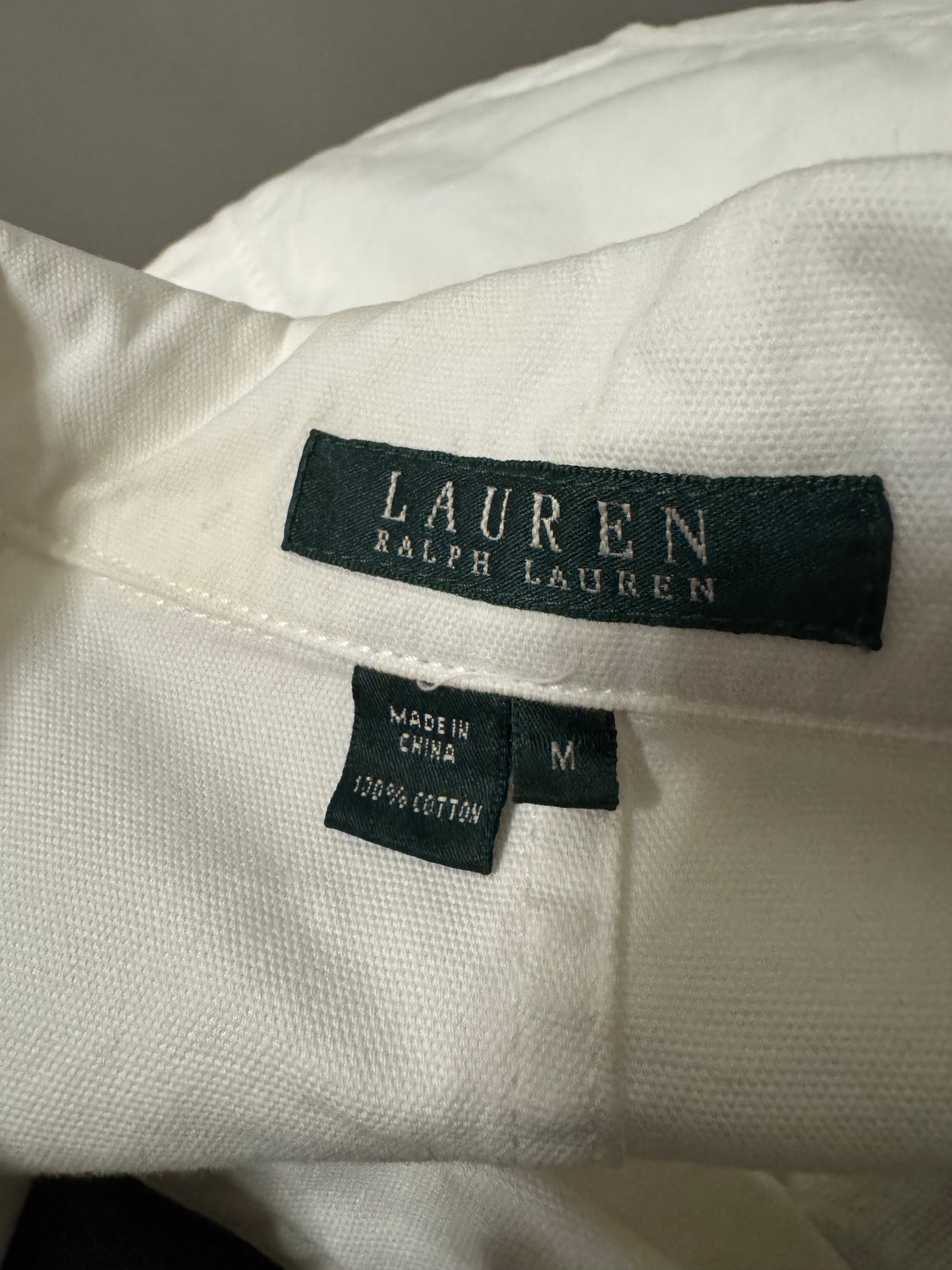 Blazer By Lauren By Ralph Lauren In White, Size: M