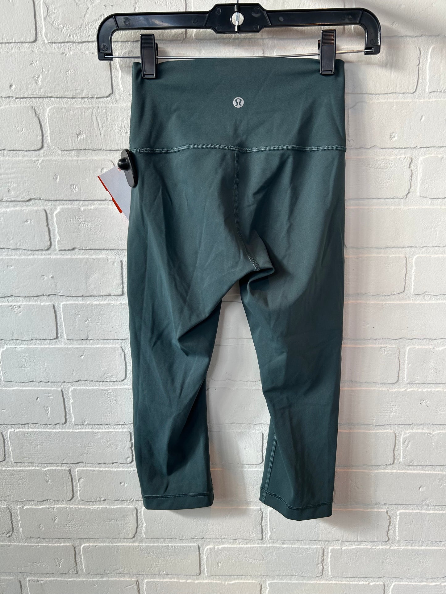 Athletic Capris By Lululemon In Green, Size: 2