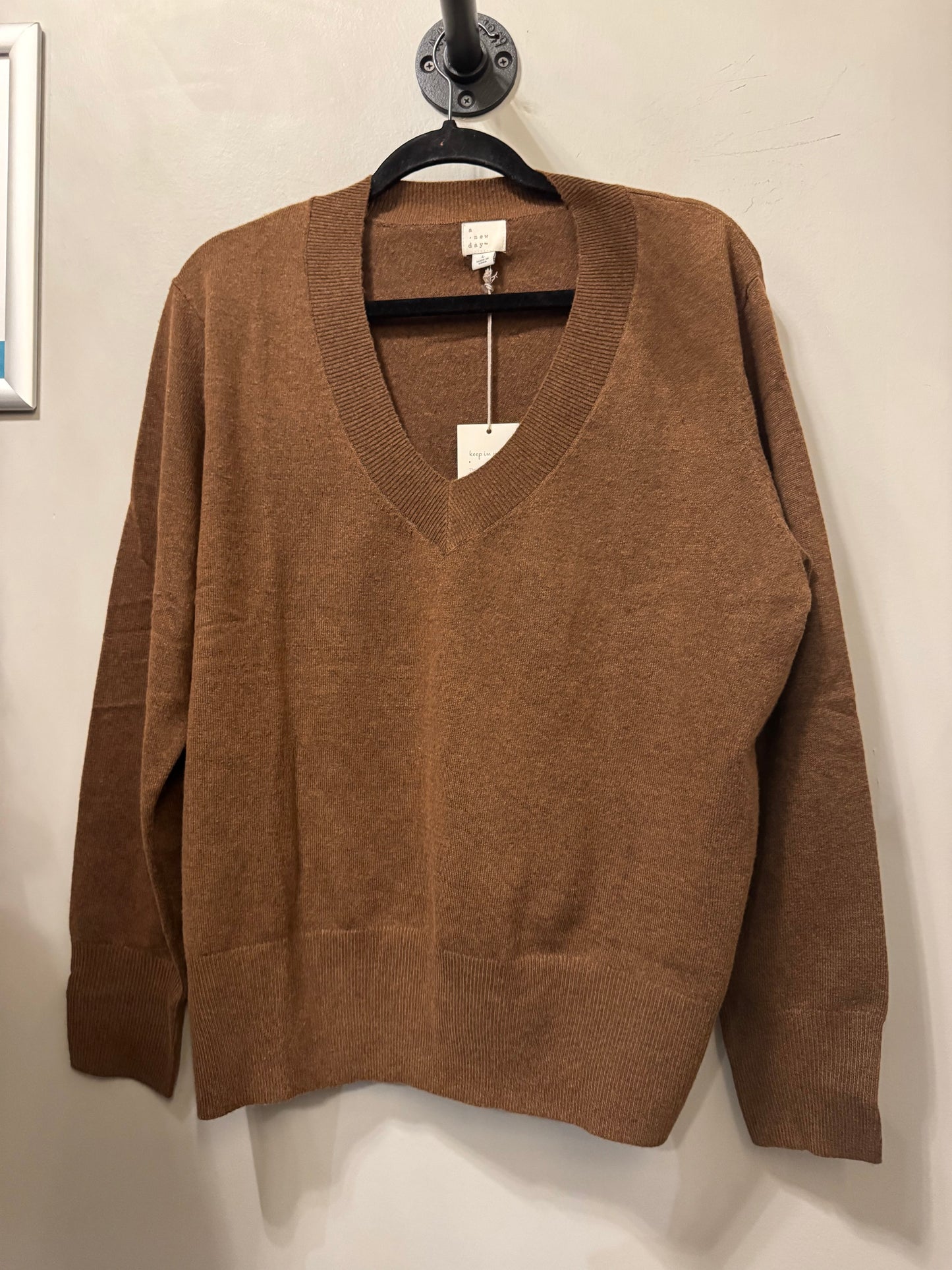 Sweater By A New Day In Brown, Size: L