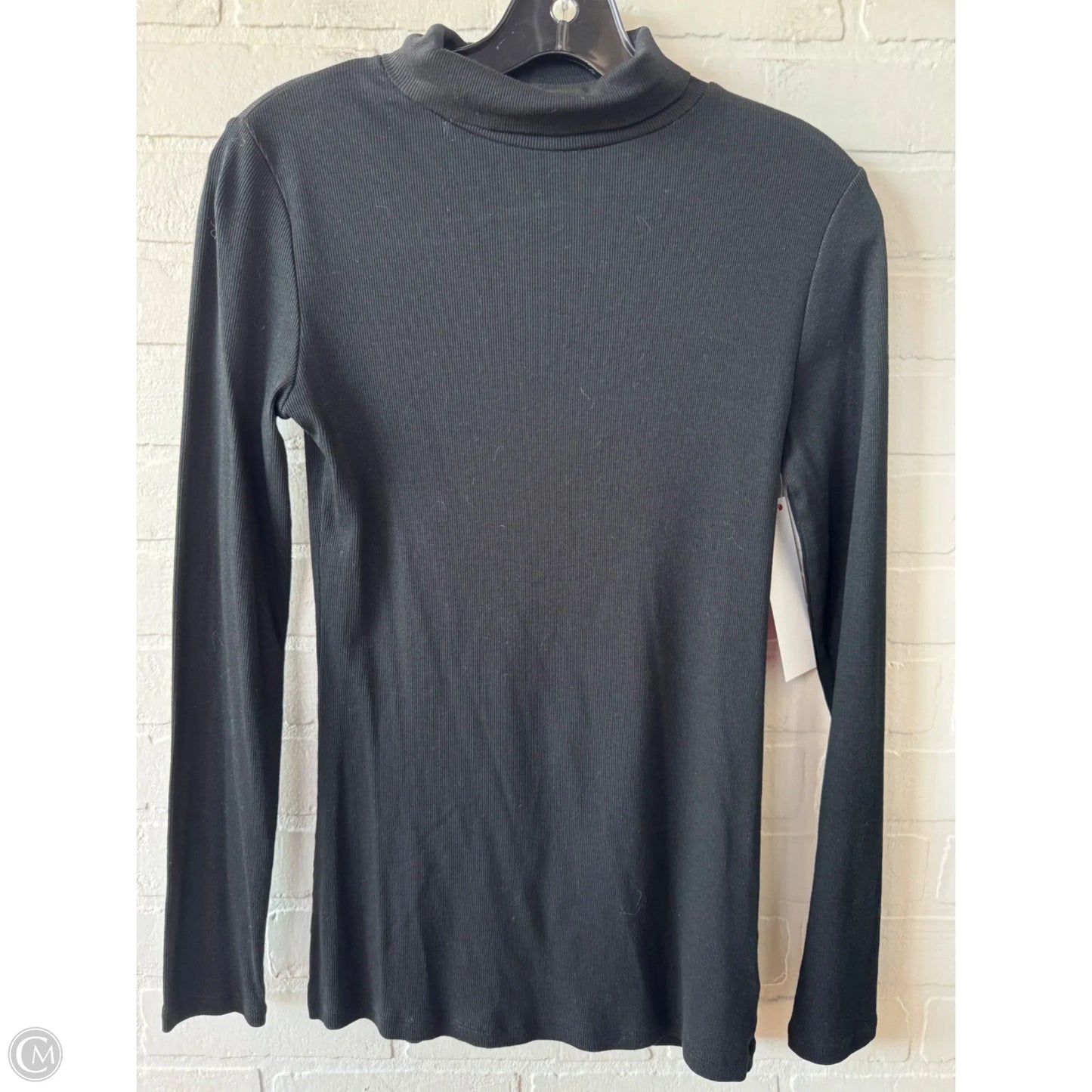 Top Long Sleeve By A New Day In Black, Size: S