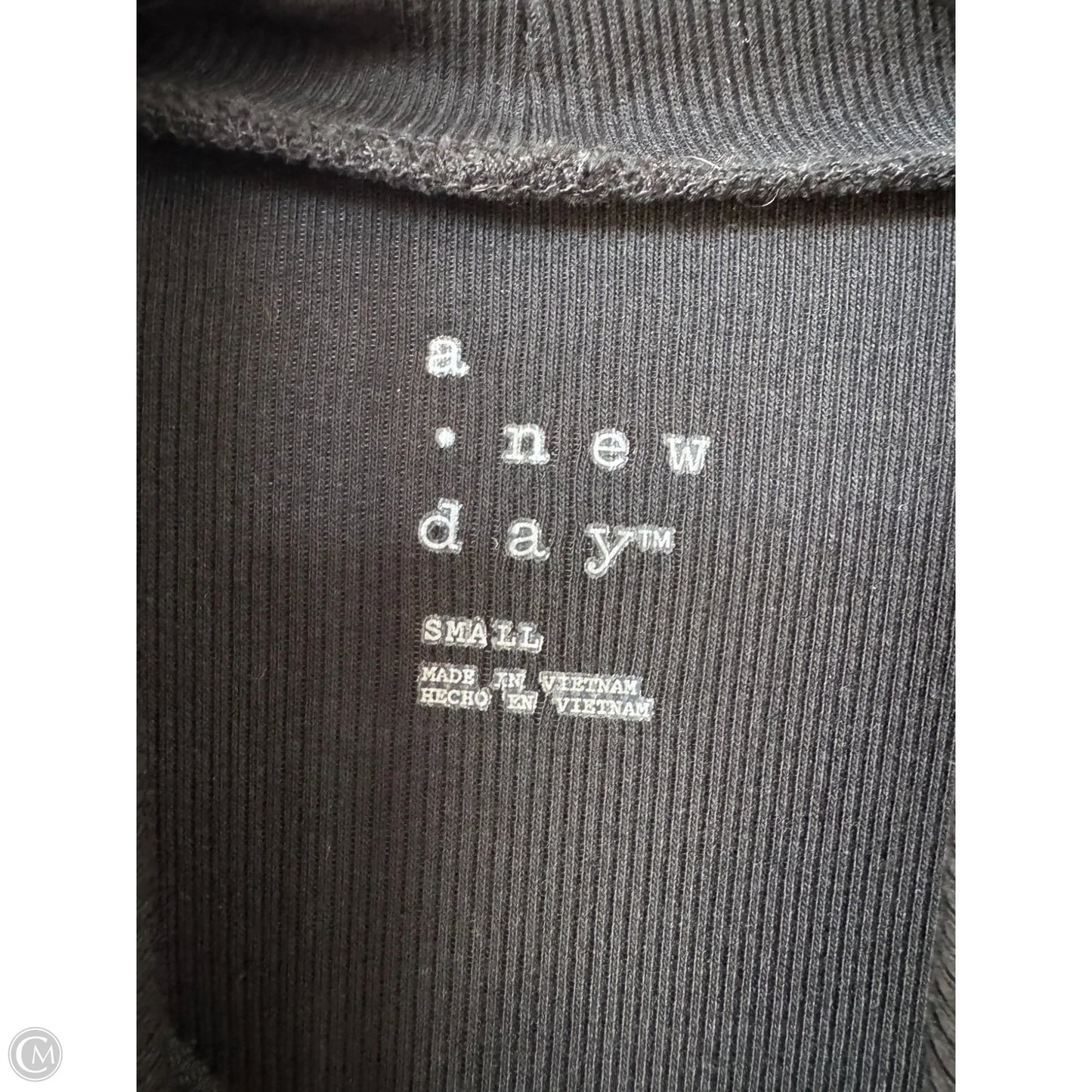 Top Long Sleeve By A New Day In Black, Size: S