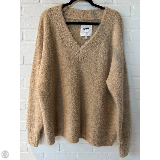 Sweater By Aerie In Tan, Size: L