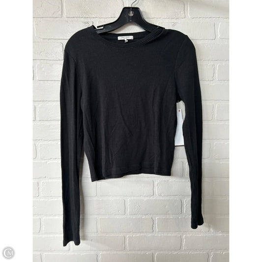 Top Long Sleeve Basic By Rag And Bone In Black, Size: L