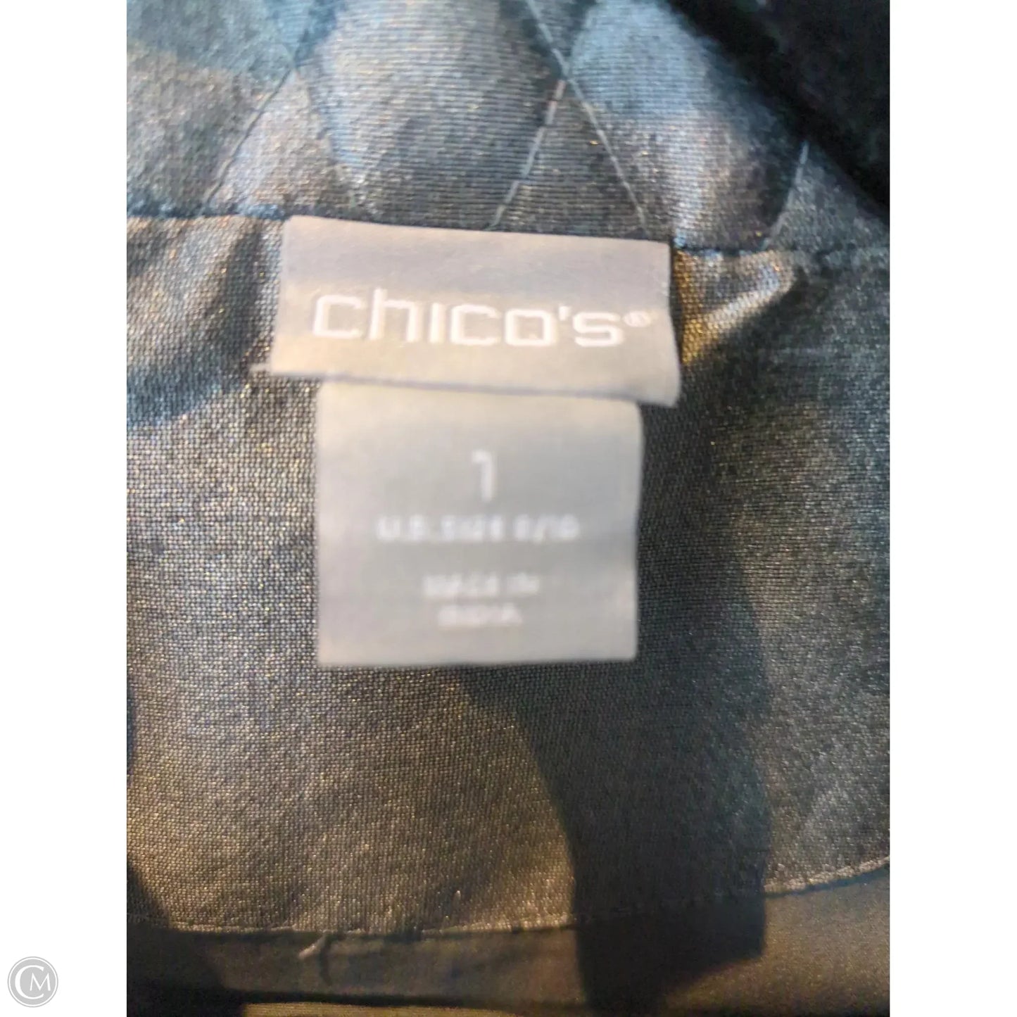 Vest Puffer & Quilted By Chicos In Grey, Size: M