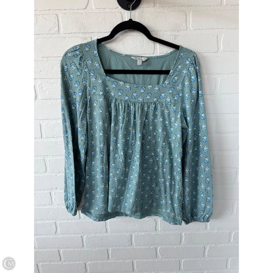 Top Long Sleeve By Lucky Brand In Blue, Size: M