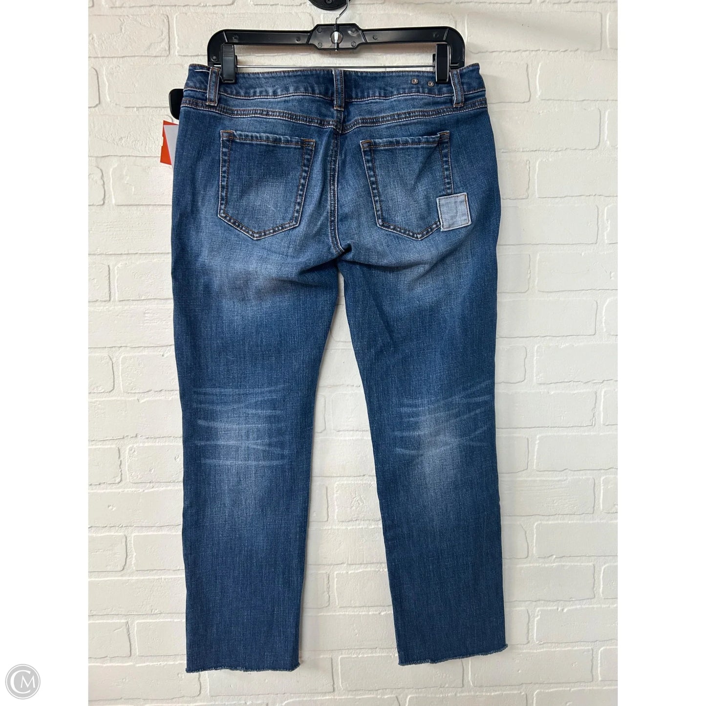 Jeans Boyfriend By Cabi In Blue Denim, Size: 4