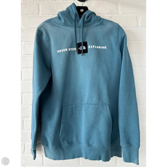 Sweatshirt Hoodie By The North Face In Blue, Size: M