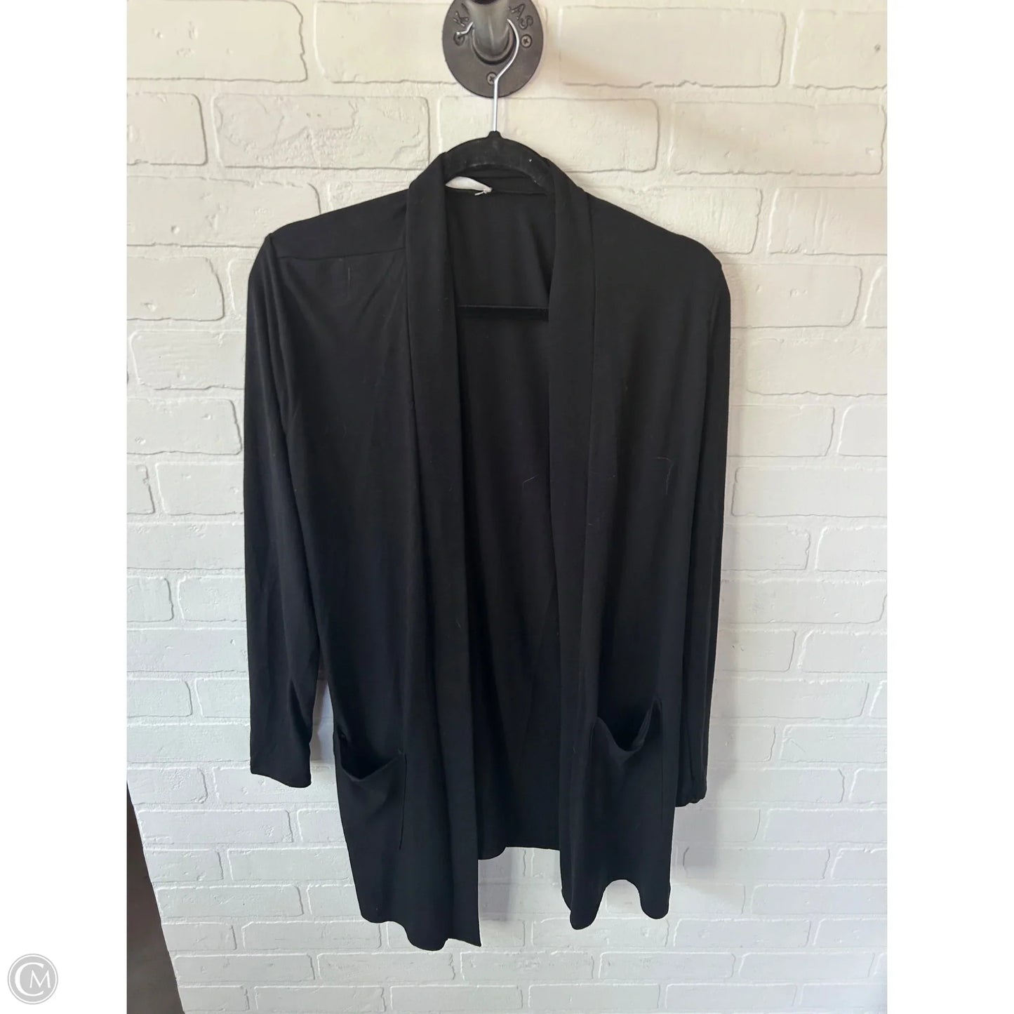 Cardigan By Zenana Outfitters In Black, Size: Xl