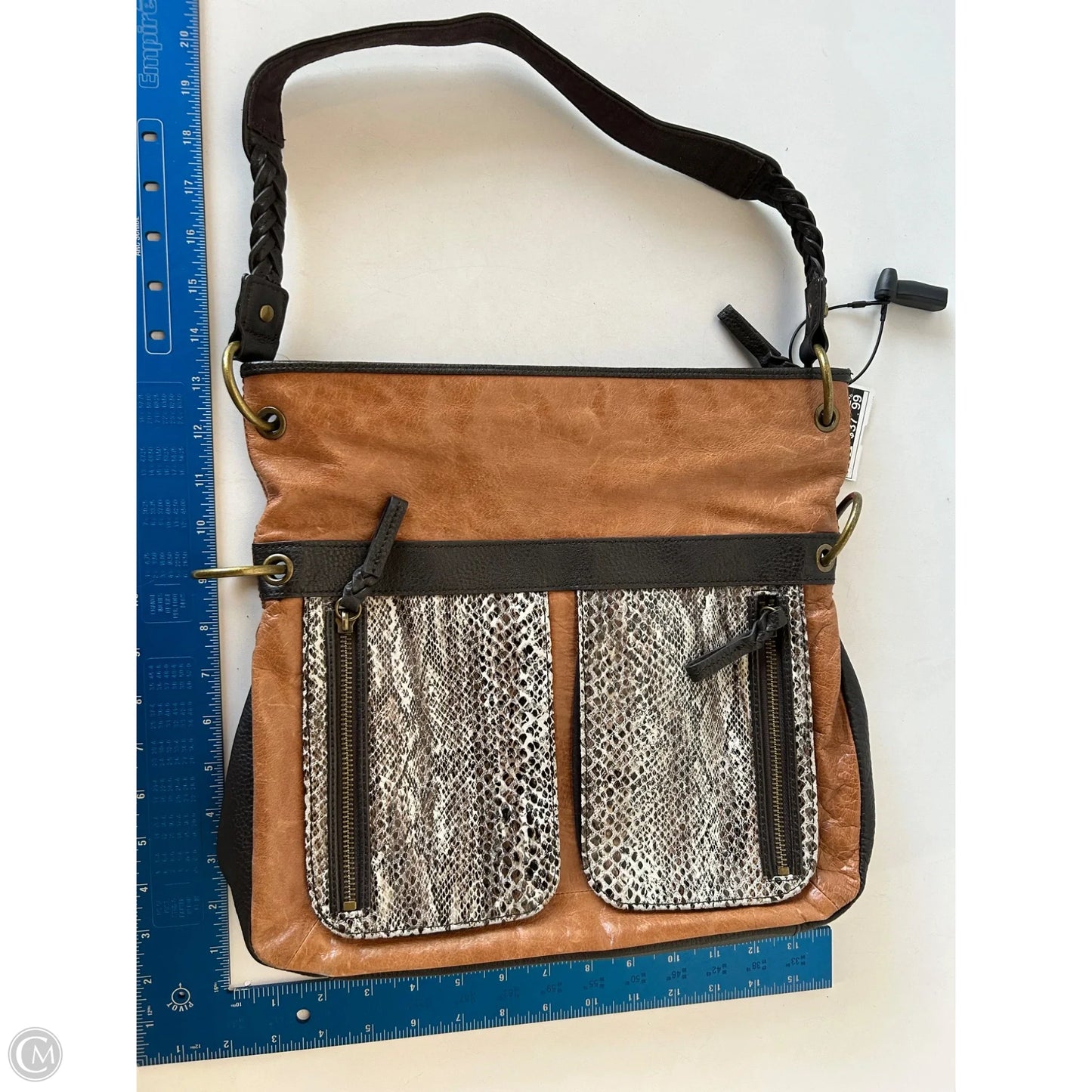 Handbag Leather By The Sak, Size: Medium