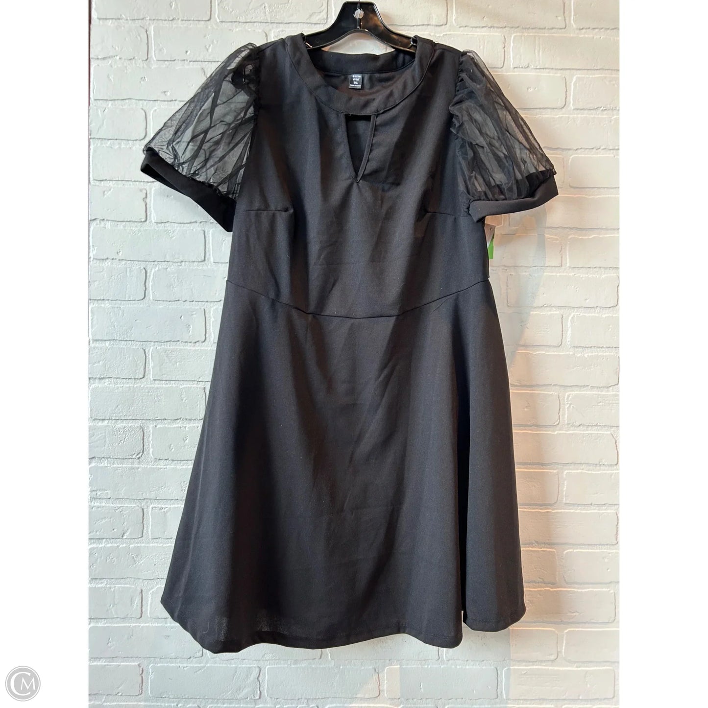 Dress Casual Short By Shein In Black, Size: 3x