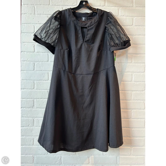 Dress Casual Short By Shein In Black, Size: 3x