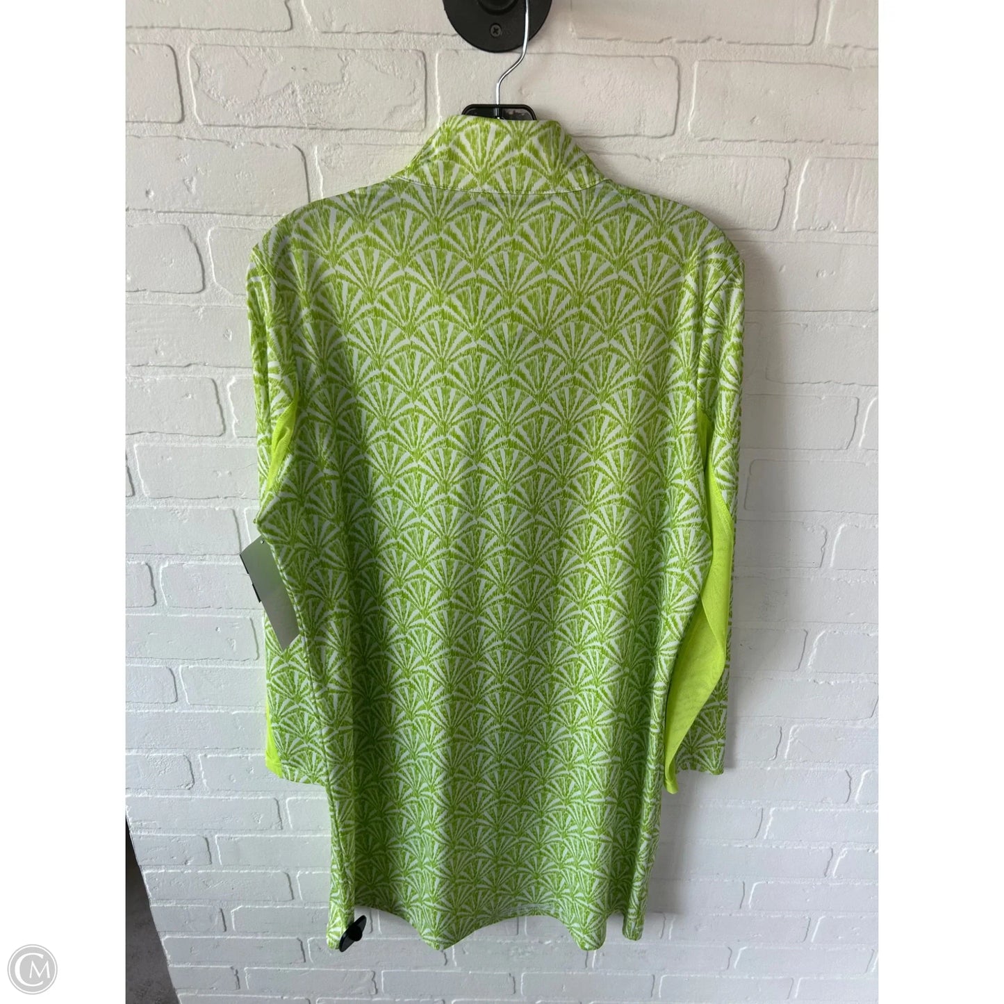 Athletic Dress By Cmb In Green & White, Size: L