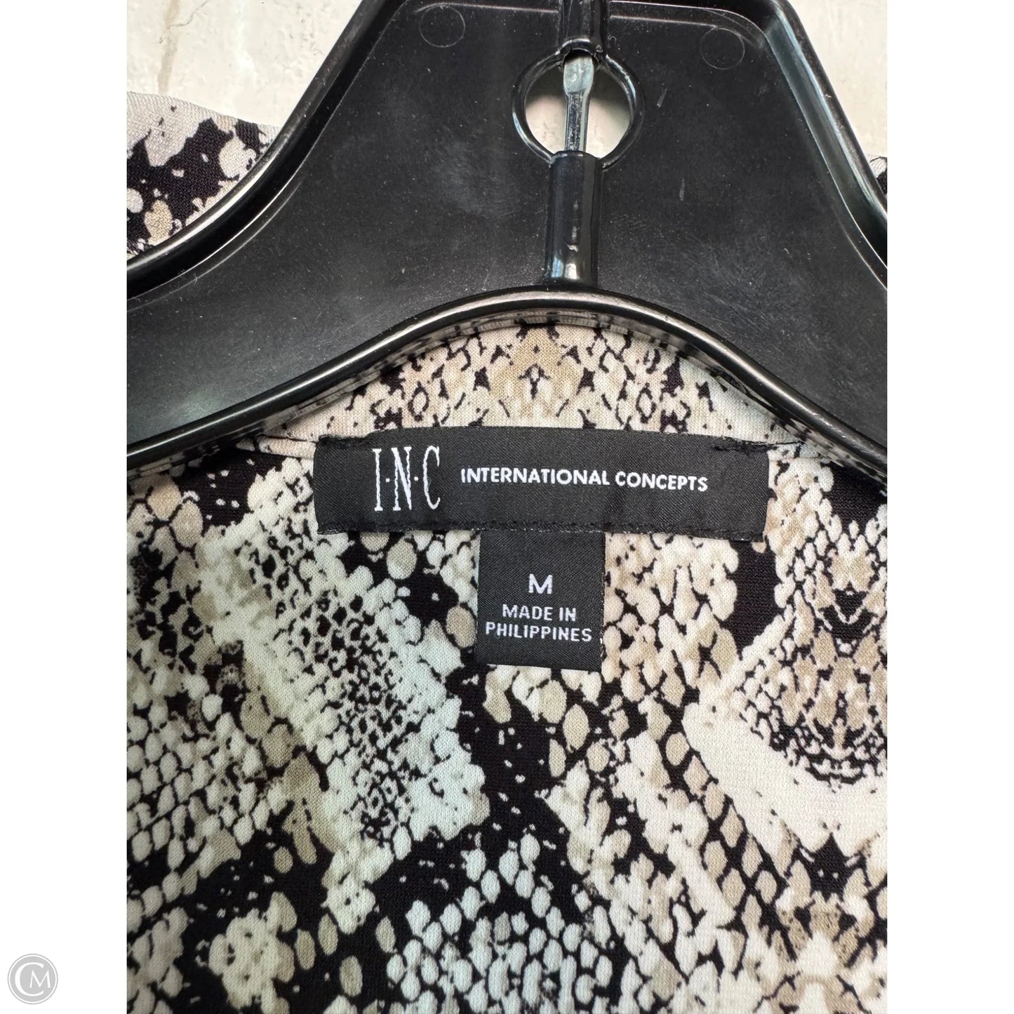 Dress Casual Midi By Inc In Black & White, Size: M