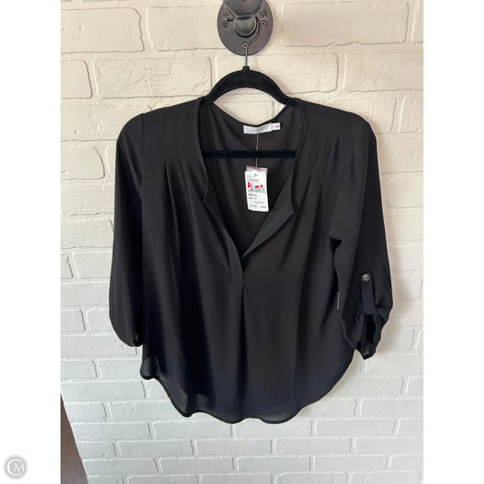Top 3/4 Sleeve By Lush In Black, Size: M