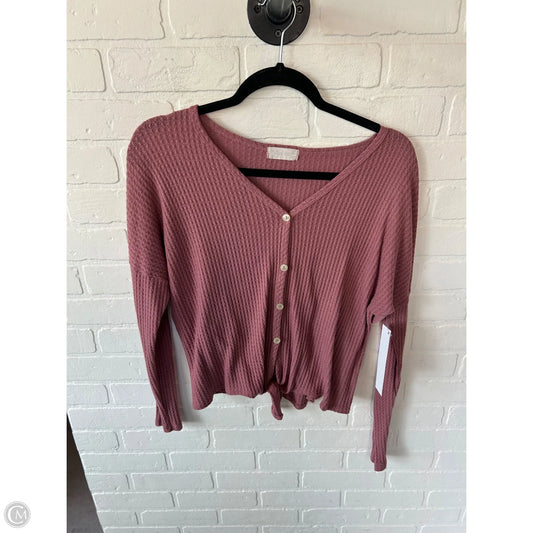 Top Long Sleeve By Altard State In Pink, Size: S
