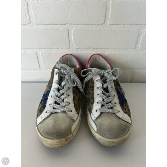 Shoes Luxury Designer By Golden Goose In Animal Print, Size: 7.5