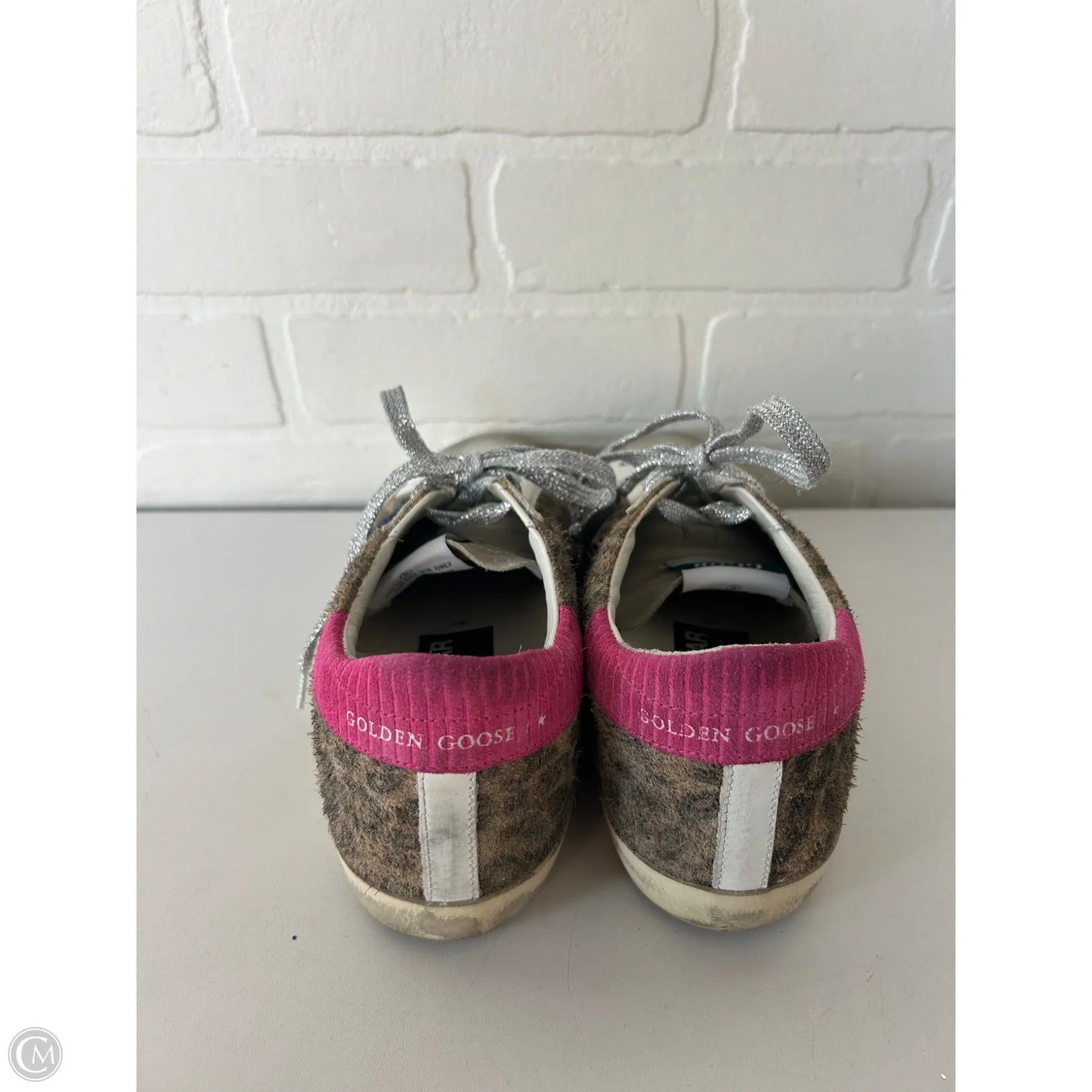 Shoes Luxury Designer By Golden Goose In Animal Print, Size: 7.5