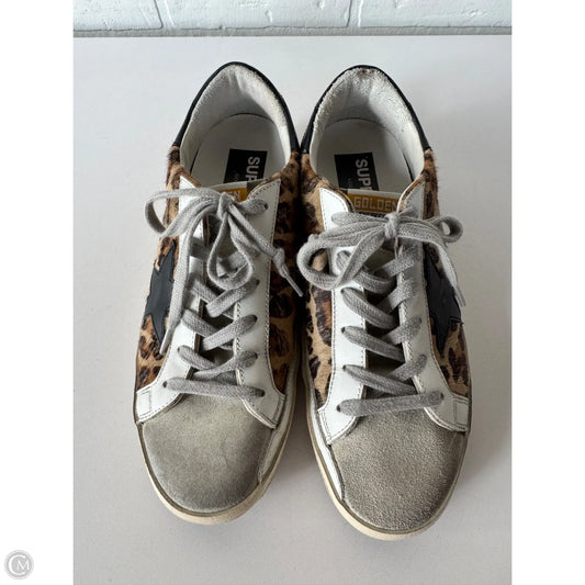 Shoes Luxury Designer By Golden Goose In Leopard Print, Size: 7.5