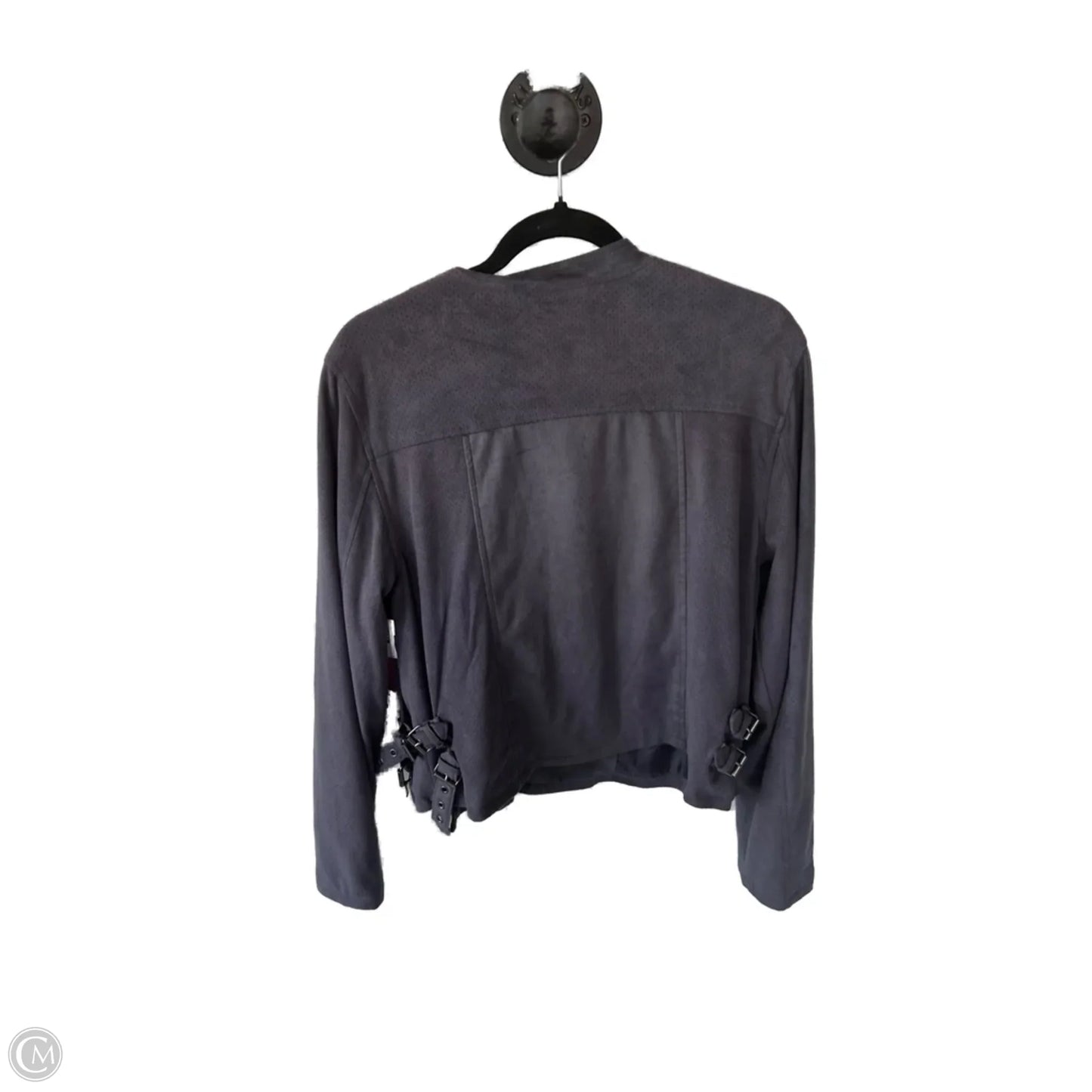 Jacket Moto By Democracy In Grey, Size: Xl