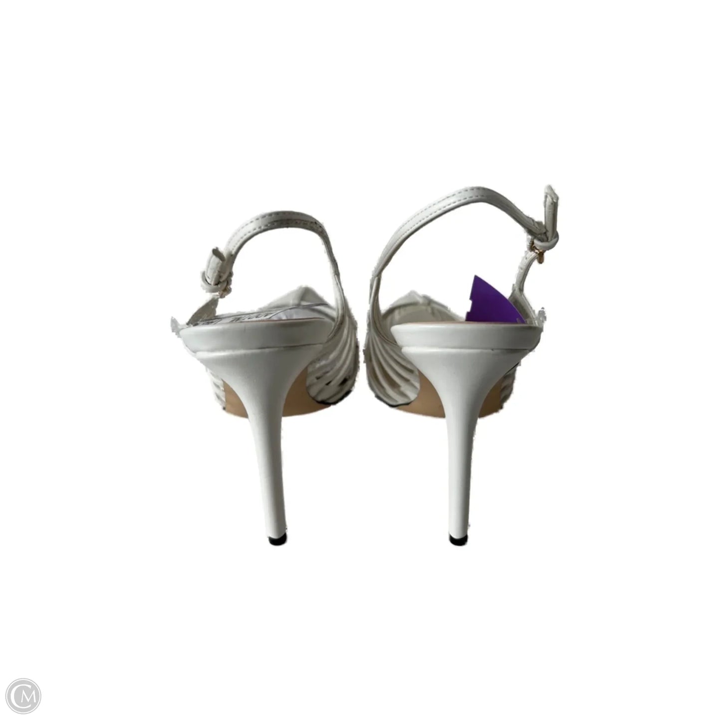 Shoes Heels Stiletto By Nine West In White, Size: 9.5