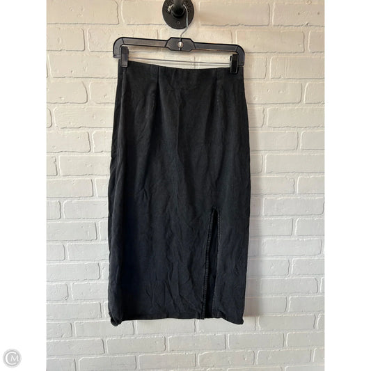 Skirt Midi By Z Supply In Black, Size: 4