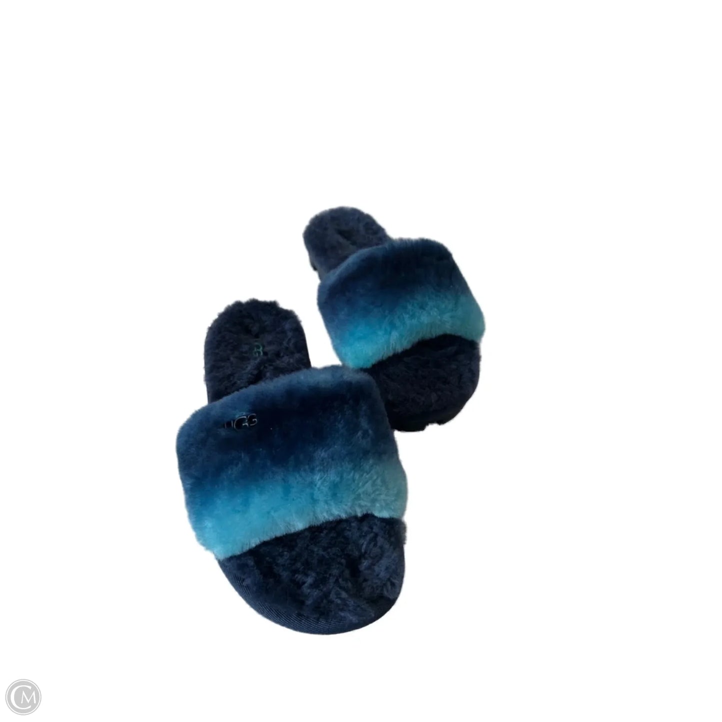 Slippers Designer By Ugg In Blue Size 6
