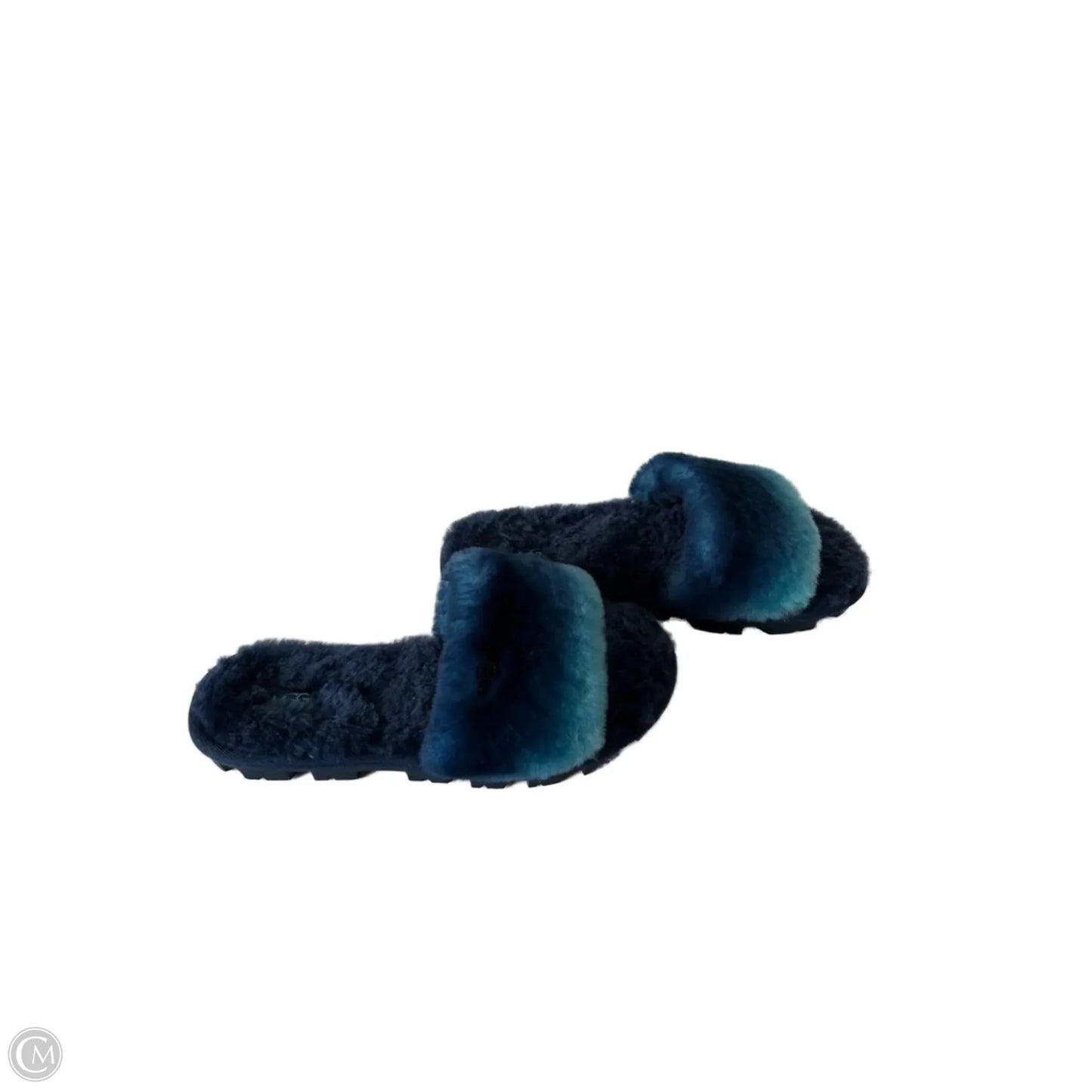 Slippers Designer By Ugg In Blue Size 6