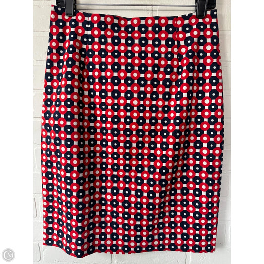 Skirt Mini & Short By Boden In Blue & Red & White, Size: 8p