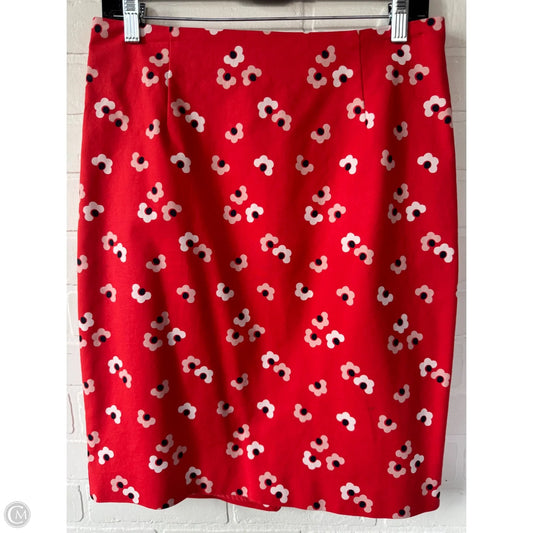 Skirt Mini & Short By Boden In Red, Size: 8p