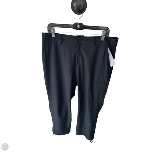 Pants Cropped By Eddie Bauer In Black, Size: 12