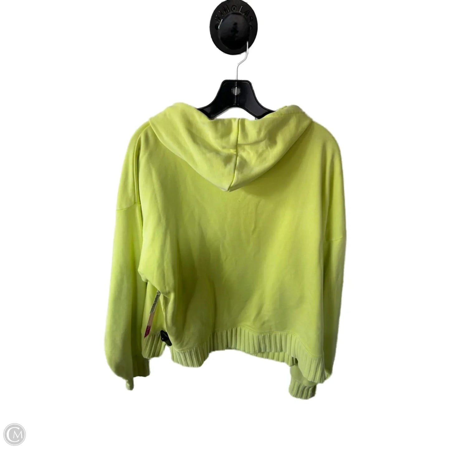 Sweatshirt Hoodie By Evereve In Yellow, Size: Xl