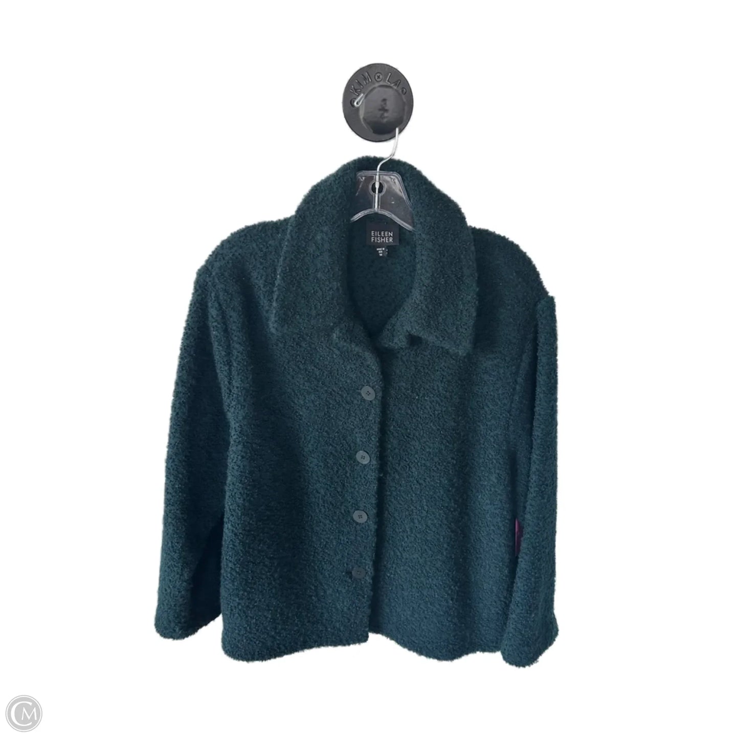 Jacket Other By Eileen Fisher In Green, Size: M